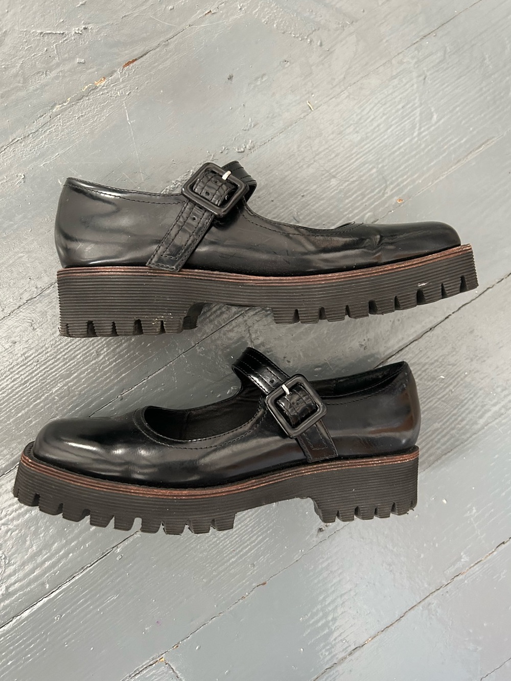 Intentionally Blank Lug Sole Mary Jane’s